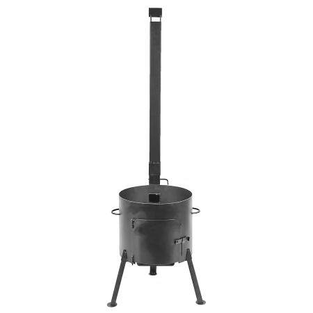 Stove with a diameter of 410 mm with a pipe for a cauldron of 16 liters в Биробиджане