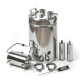 Cheap moonshine still kits "Gorilych" double distillation 10/35/t with CLAMP 1,5" and tap в Биробиджане