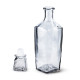 Бутылка (штоф) "Элегант" стеклянная 0,5 литра с пробкой  в Биробиджане